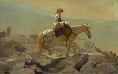 Der Reitweg, Weiße Berge von Winslow Homer