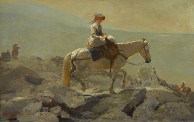 Der Reitweg, Weiße Berge, 1868 von Winslow Homer