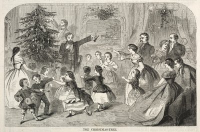Der Weihnachtsbaum, 1858 von Winslow Homer
