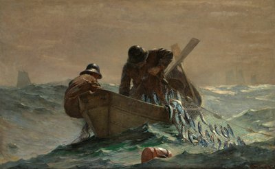 Das Heringsnetz, 1885 von Winslow Homer