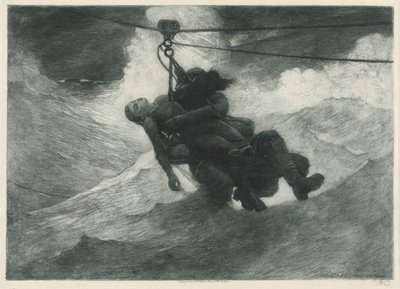 Die Lebenslinie, 1884 von Winslow Homer