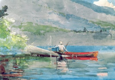 Das rote Kanu, 1884 von Winslow Homer