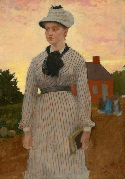 Das rote Schulhaus, 1873 von Winslow Homer