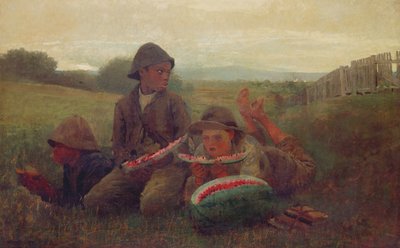 Die Wassermelonenjungen, 1876 von Winslow Homer