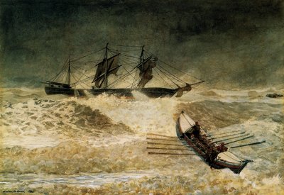 Das Wrack der Iron Cloud, 1881 von Winslow Homer