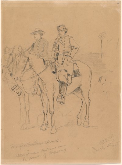 Zwei Späher, 1865 von Winslow Homer