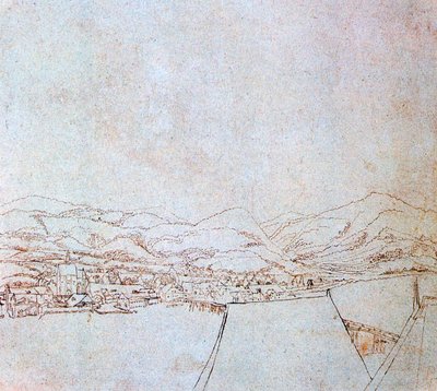 Ansicht von Urfahr von Wolf Huber