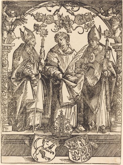 Heilige Maximilian, Stephan und Valentin von Wolf Traut