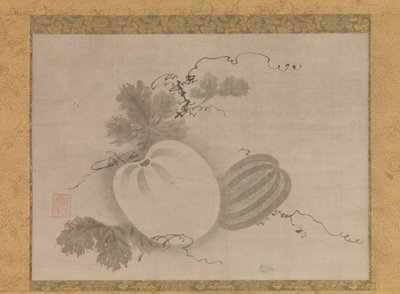 Melonen, spätes 16. Jahrhundert von Yamada Doan