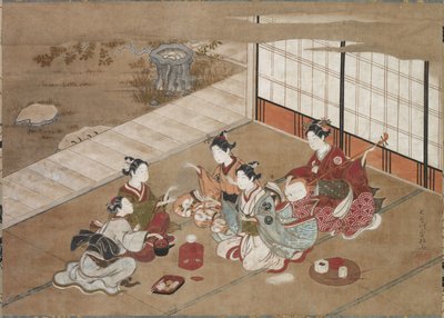 Das Handspiel, ca. 1760 von Yasumasa Hasegawa