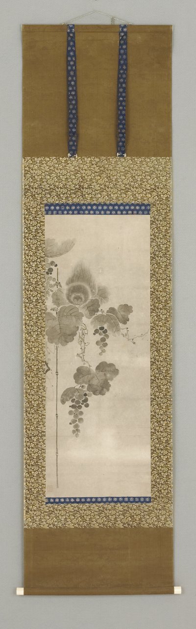 Weinrebe mit Eichhörnchen von Yogetsu Yogetsu