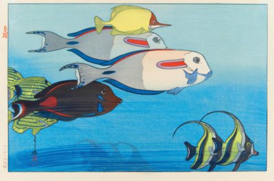 Das Aquarium, Honolulu von Yoshida Hiroshi
