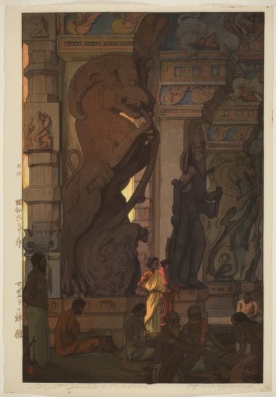 Großer Tempel in Madura von Yoshida Hiroshi