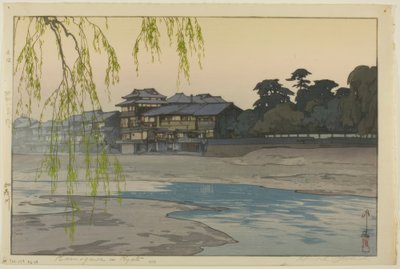 Kamogawa in Kyoto von Yoshida Hiroshi