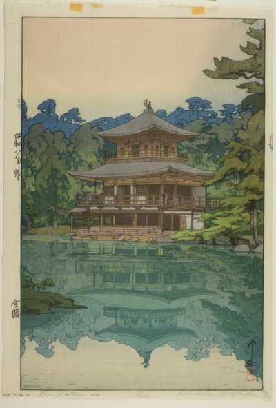 Der Goldene Pavillon (Kinkaku) von Yoshida Hiroshi