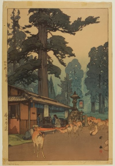 Weg zum Kasuga-Schrein von Yoshida Hiroshi