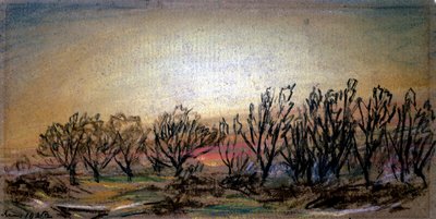 Nachglühen nach Sonnenuntergang von Frederick (attr. to) Barnard