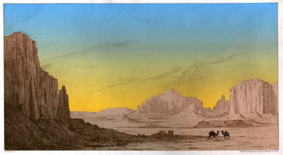 Aktau-Berge, ca. 1850 (Gravur) von . .