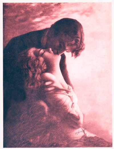 Küssendes Paar (Illustration) von . .