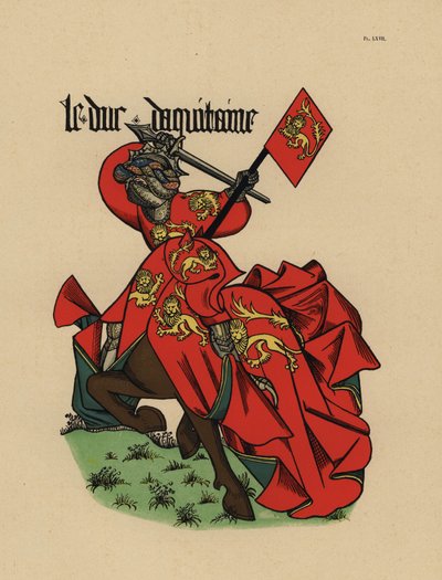 Herzog von Aquitanien, mit Banner von John Pardon