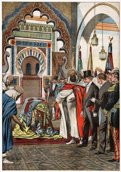 Émile Loubet in der Sidi Boumediene Moschee, Tlemcen von . .