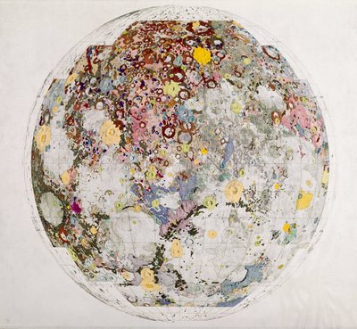 Geologische Karte des Mondes von Frederick (attr. to) Barnard