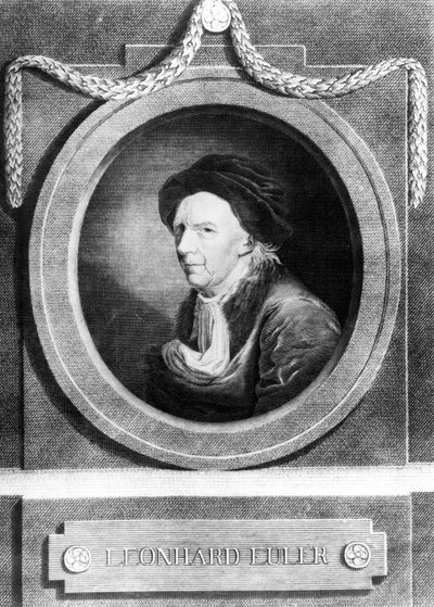 Leonhard Euler, Schweizer Mathematiker, späte 18. Jahrhundert von Frederick (attr. to) Barnard