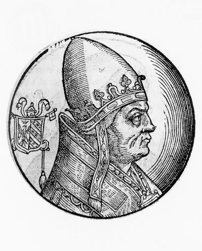 Porträt von Honorius II. (Lamberto Scannabecchi) von William Walcutt