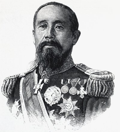 Porträt von Ito Hirobumi (1841-1909), japanischer Politiker von William Walcutt