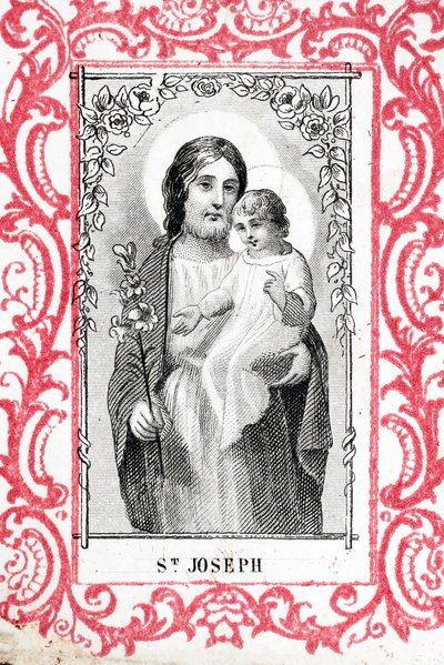 Heiliger Josef und Jesuskind. Frankreich. von Ferdinand Georg Waldmuller