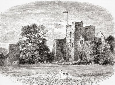 Der große Turm, Ludlow Castle von . .