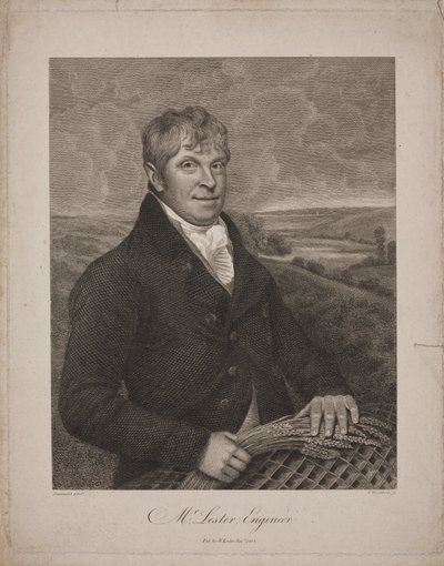 William Lester, britischer Ingenieur von Frederick (attr. to) Barnard