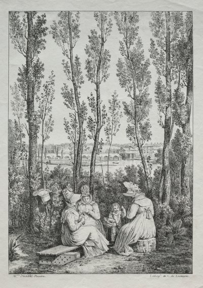Das Picknick von after Alexandre Moitte