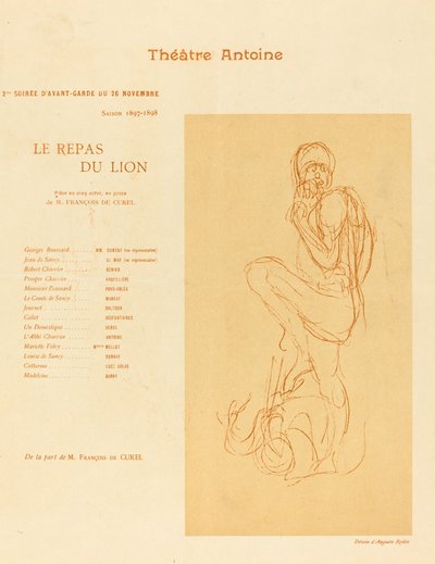 Das Mahl des Löwen von after Auguste Rodin