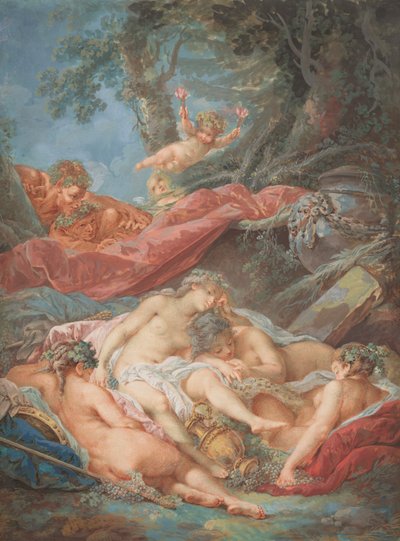 Schlafende Bacchantinnen von after François Boucher Jacques Charlier