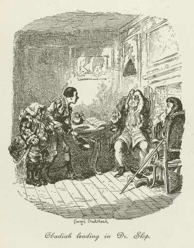 Illustration für Tristram Shandy von after George Cruikshank