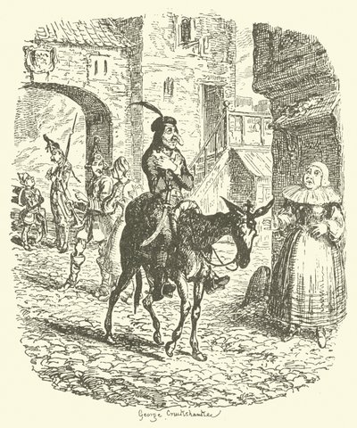 Illustration für Tristram Shandy von after George Cruikshank