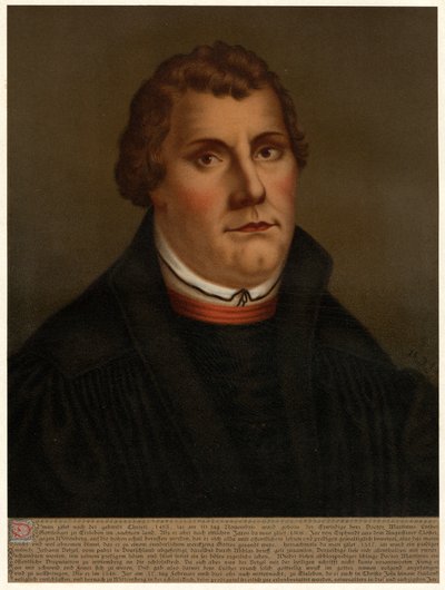 Martin Luther von after Lucas Cranach the Elder