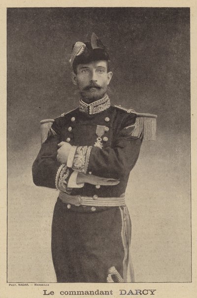 Eugène Darcy, französischer Marineoffizier von after Nadar