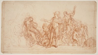 Die Hochzeit von Alexander und Roxana von after Raphael