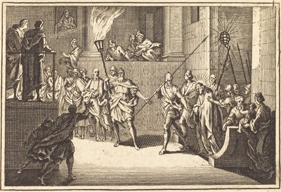 Christus vor Annas von after Sébastien Le Clerc I
