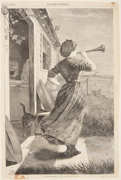 Das Abendhorn von after Winslow Homer