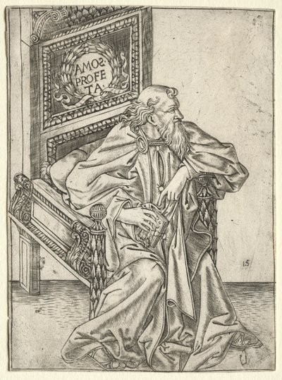 Die Propheten: Amos von attributed to Baccio Baldini