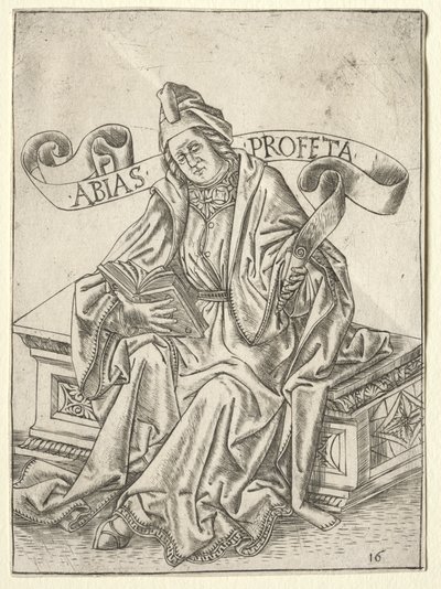 Die Propheten: Obadja von attributed to Baccio Baldini