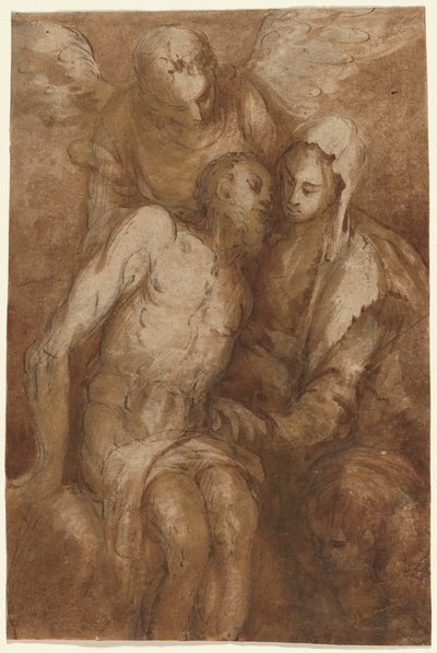 Pietà von attributed to El Greco