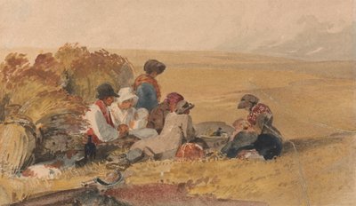 Die Erntearbeiter von attributed to Peter DeWint