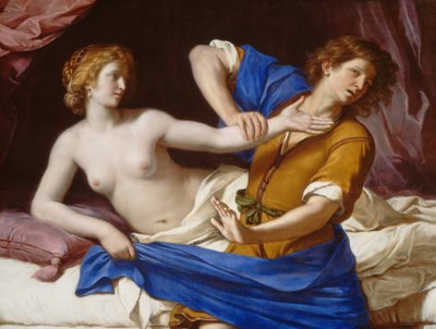 Joseph und Potiphars Frau von called Guercino Giovanni Francesco Barbieri