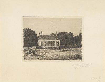 Landgut Waterland von jonkheer Barthold Willem Floris van Riemsdijk