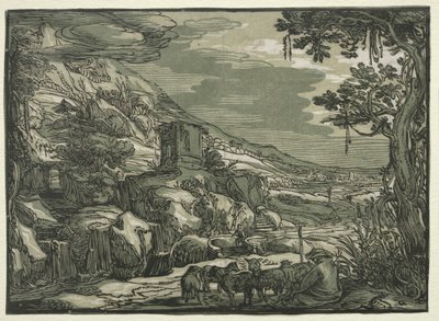 Arkadische Landschaft von possibly after Esaias van de Velde