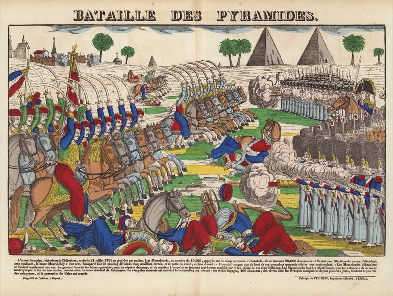 Schlacht der Pyramiden von French School